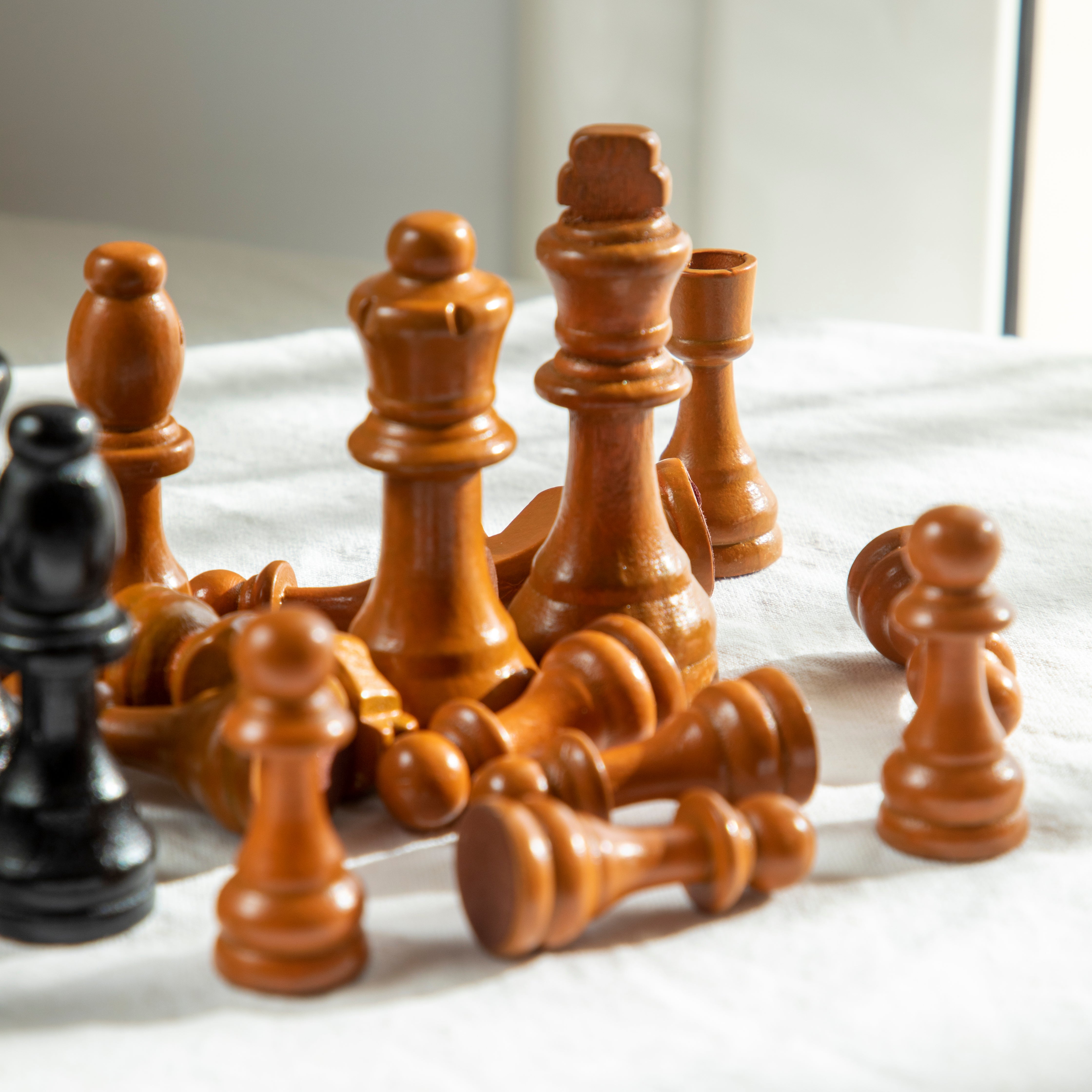 Handmade Olive Wood Chess Pieces – Artisan Set - ArtisRaw